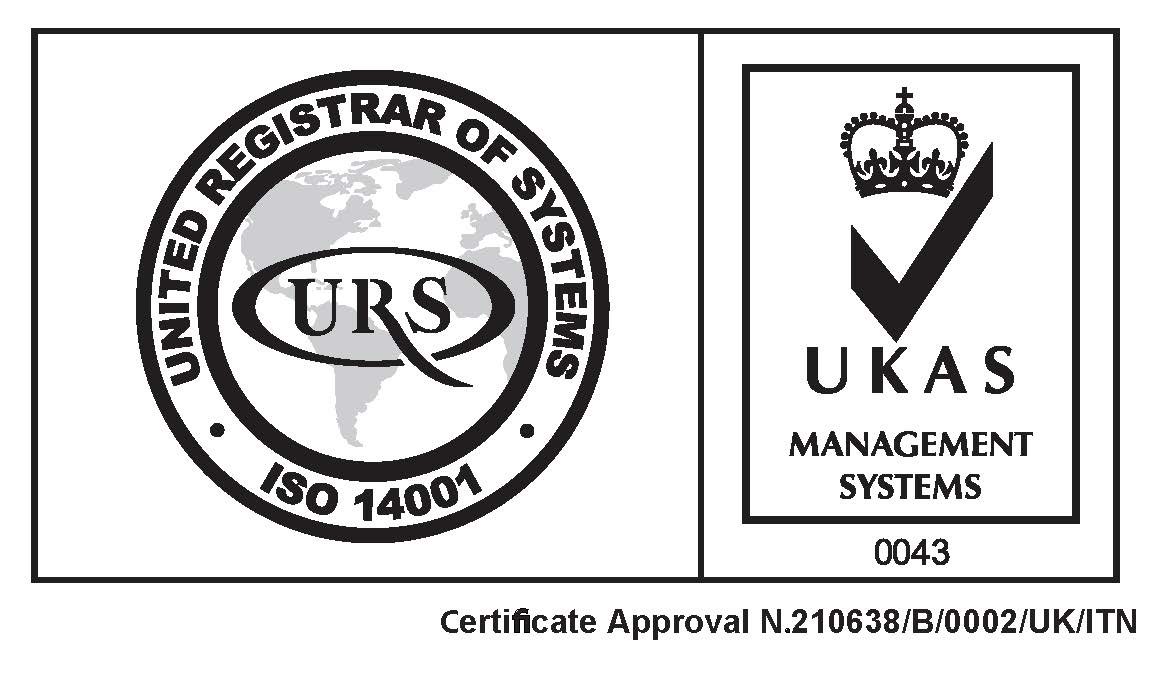 LOGO ISO 14001 UKAS URS CONSORZIO ORISTANESE